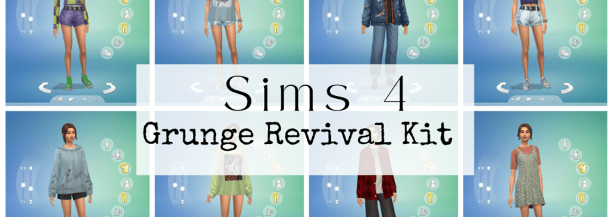 Sims 4 Grunge Revival Kit Review